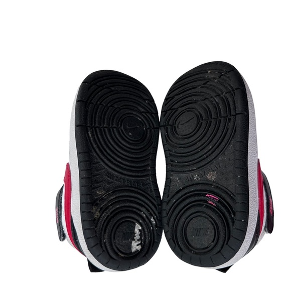 Nike Court Borough Mid White/Black/Red Toddler Size 5C - Picture 6 of 6